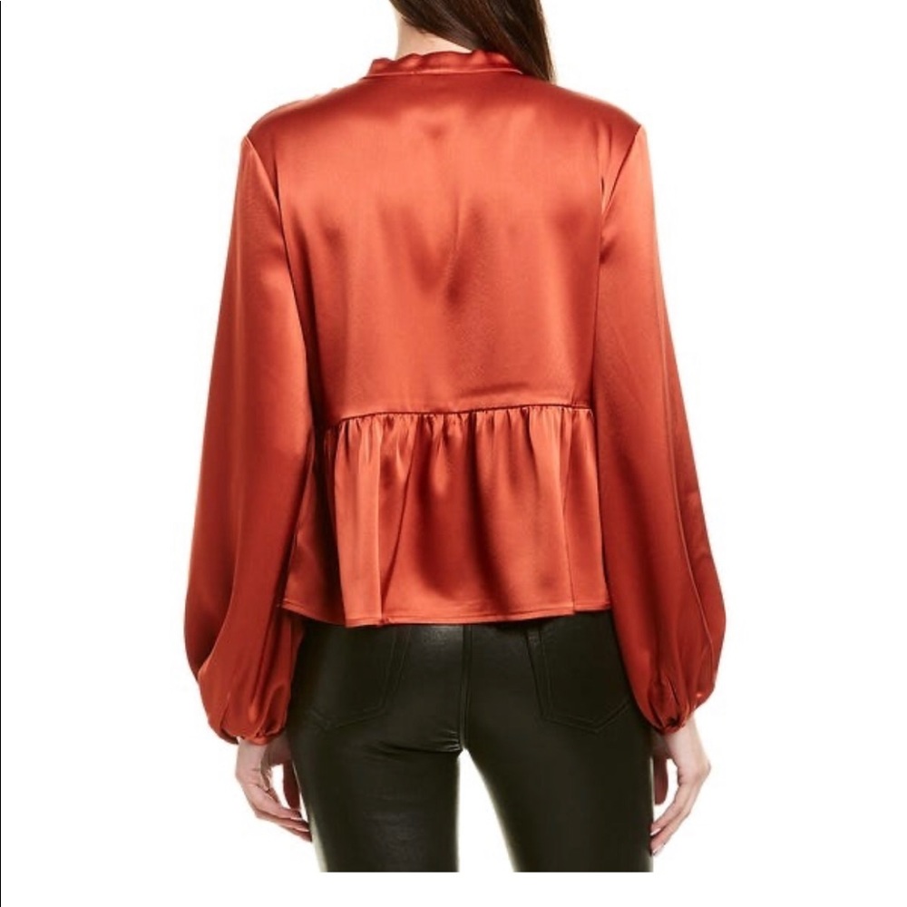 🔥HP🔥David Lerner necktie Blouse.🔥🔥🔥🔥🔥🔥 - Picture 2 of 6